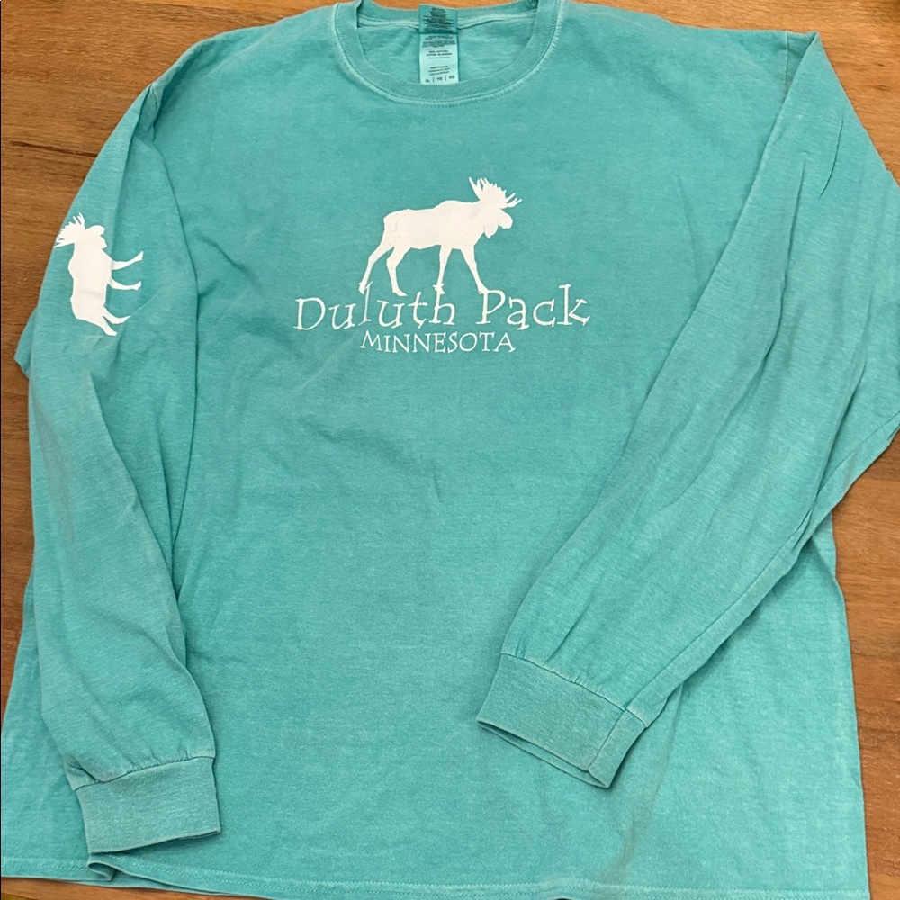 Duluth Pack XL Teal Long Sleeve Shirt